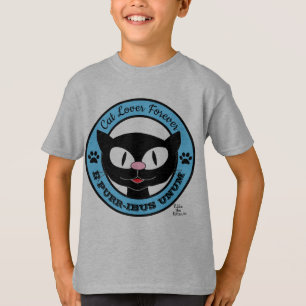 Camiseta Amante de Gatos Para Sempre E PURR-IBUS UNUM