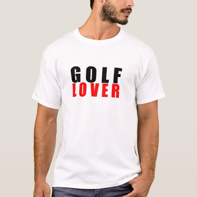 Camiseta Amante de golfe (Frente)