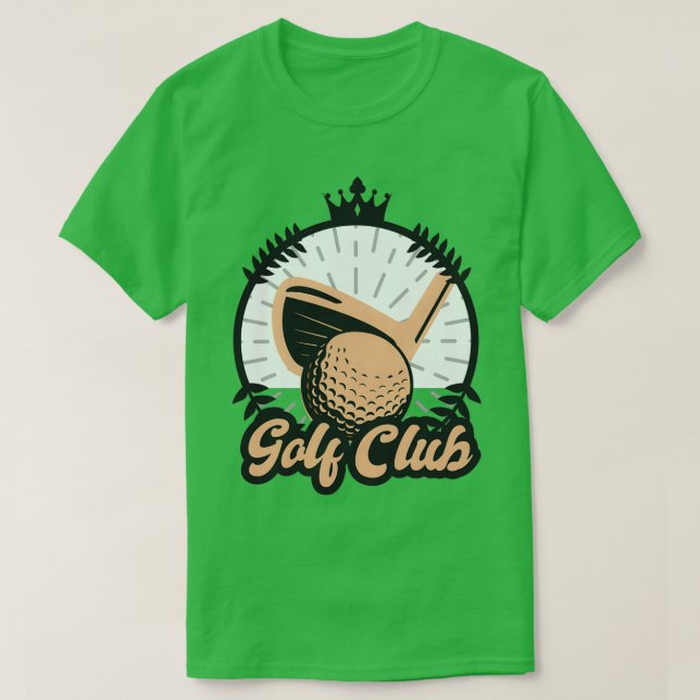 Camiseta amante de golfe clube 2 (Frente do Design)