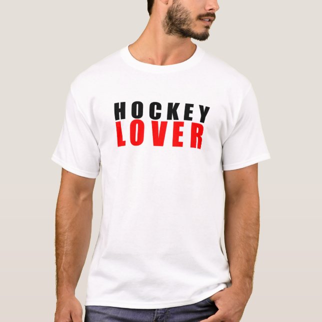 Camiseta Amante de hóquei (Frente)