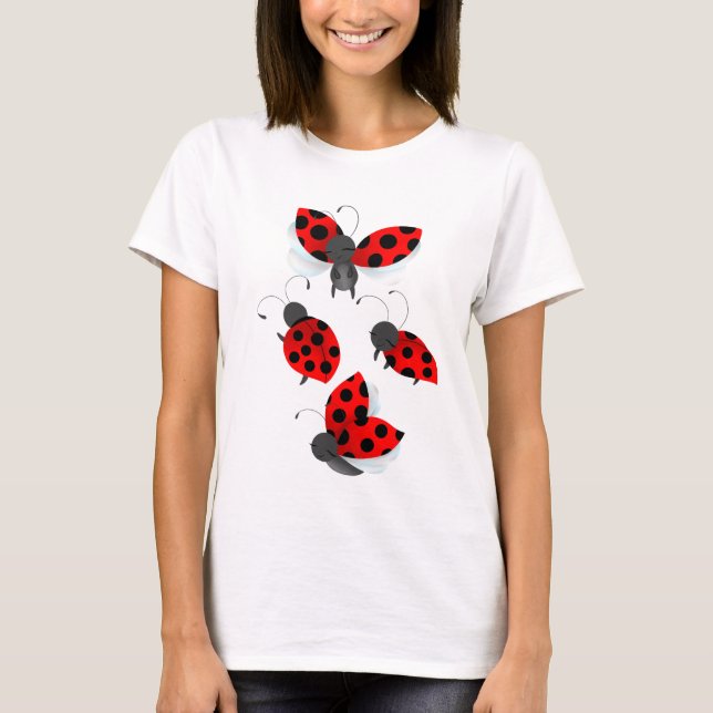 Camiseta Amante de insetos de ladybug (Frente)
