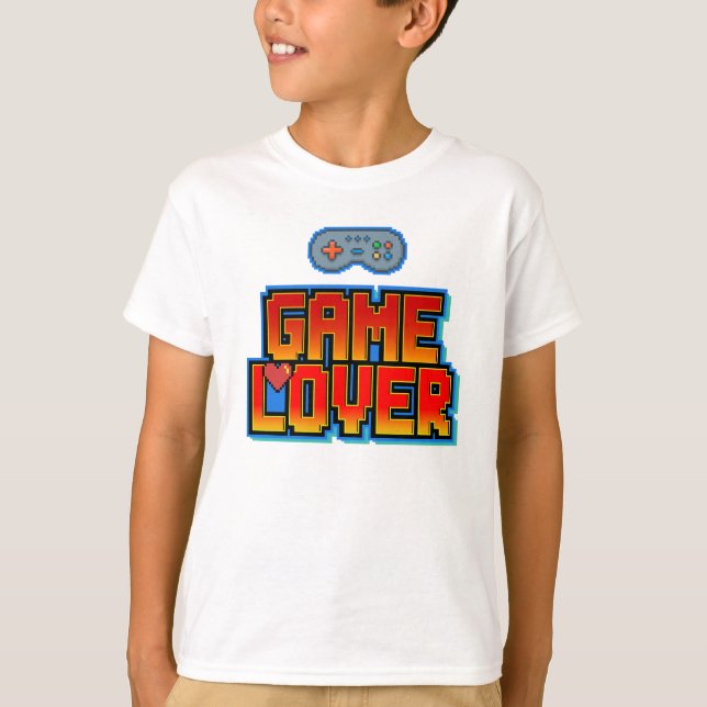 Camiseta Amante de Jogos (Frente)