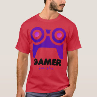 Camiseta Amante de jogos engraçado retrô