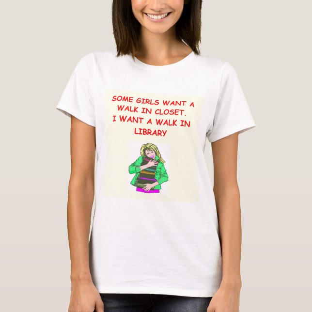 Camiseta amante de livro (Frente)