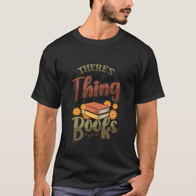 Camiseta Amante de Livros Engraçado Bibliotecário Bibliófil (Frente)