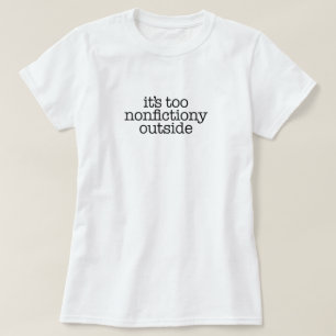 Camiseta Amante de Livros Fora do Mundo Real