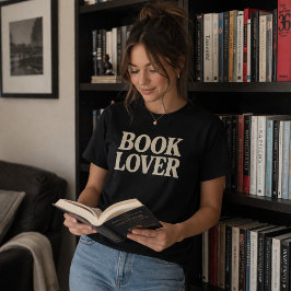 Camiseta Amante de Livros Lendo
