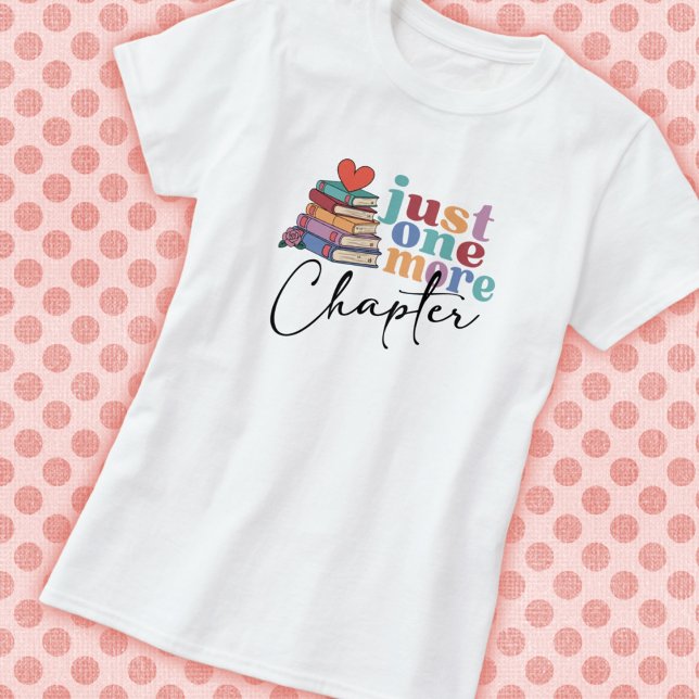 Camiseta Amante de Livros Mais Um Capítulo  (Criador carregado)