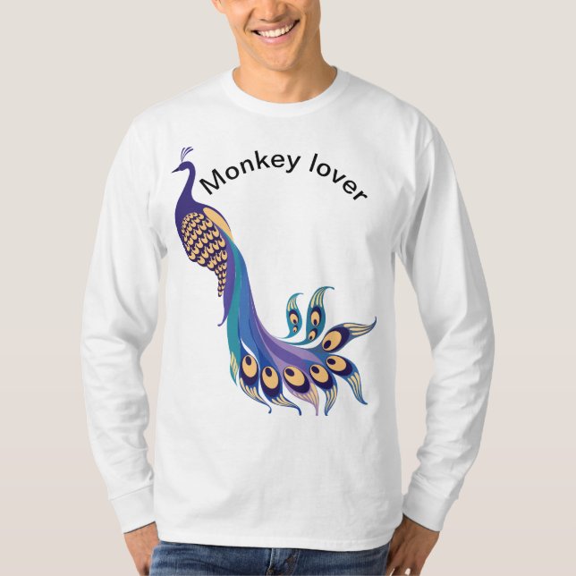 Camiseta Amante de macaco (Frente)