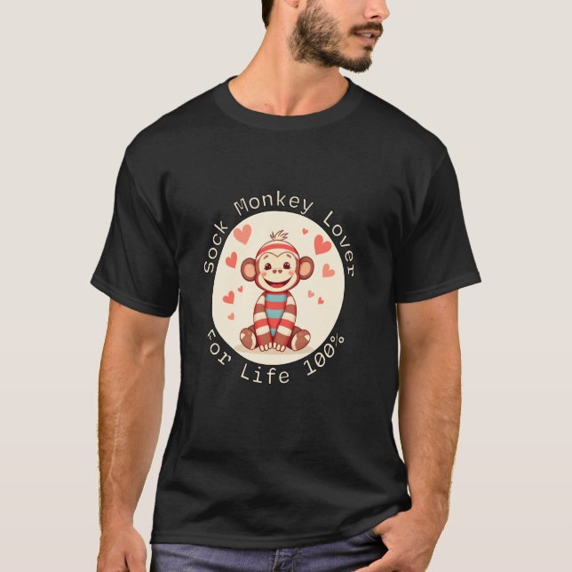 Camiseta Amante de Macaco de Meia para a Vida 100 - Present (Frente)