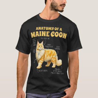 Camiseta Amante de Maine Coon Mãe de Gato Mamãe de Gato Ana