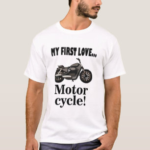 Camiseta Amante de Motocicleta Ciclista 
