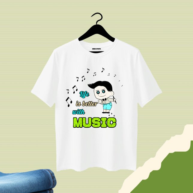 Camiseta Amante de música (Criador carregado)