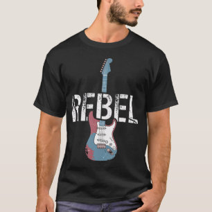 Camiseta Amante de Música de Guitarra de Rock Britpop Vinta