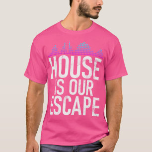 Camiseta Amante de Música House Edm Rave Dj Electro Deep Ho