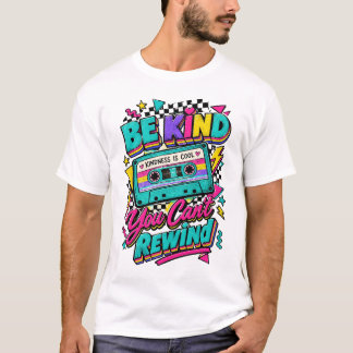 Camiseta Amante de Música Positiva Bondade Seja Gentil Não