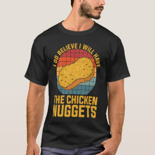 Camiseta Amante de Nugget de Frango Nugget de Frango Comida