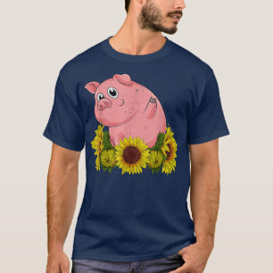Camiseta Amante de os animais Amarelo de girassol - Fazenda