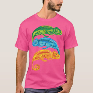 Camiseta Amante de os animais Chameleon Funny Pet Chamele P