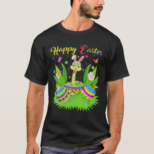 Camiseta Amante de os animais cobra Floral Páscoa Ovina Co