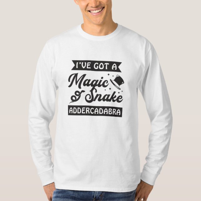 Camiseta Amante de os animais-cobra Rótulo Sintonizadores C (Frente)