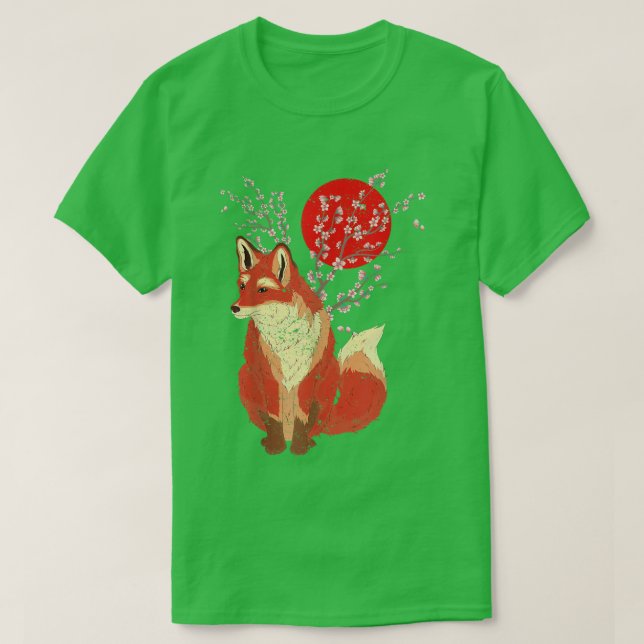 Camiseta Amante de os animais da Floresta Selvagem da Flore (Frente do Design)