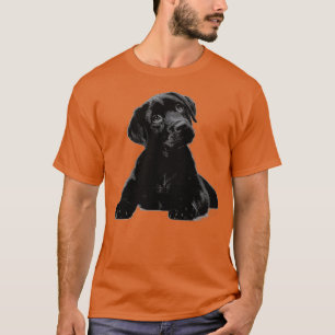 Camiseta Amante de os animais de Cachorro-Cachorro Preto-Ca