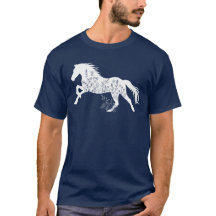 Amante de os animais de Cavalo Floral