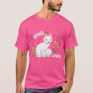 Camiseta Amante de os animais De Raposa Ártico Apenas Uma M