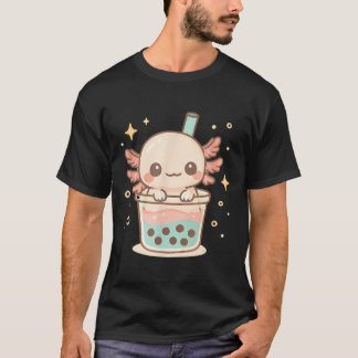 Camiseta Amante de os animais De Xaile Giro Em Bolha De Tea
