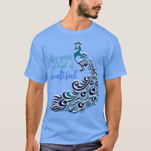Camiseta Amante de os animais dotado de belos pavões