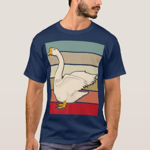 Camiseta Amante de os animais Farmante de fazenda Ganso de