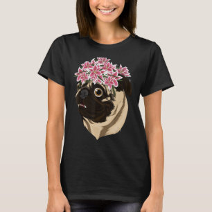 Camiseta Amante de os animais Floral Cão Proprietário Cão C