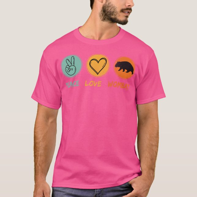 Camiseta Amante de os animais Funny Wombat (Frente)