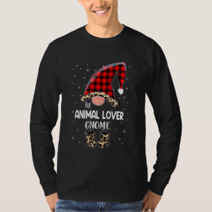 Camiseta Amante de os animais Gnomo Buffalo Xadrez Correspo