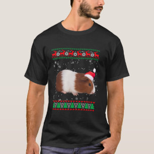 Camiseta Amante de os animais Guiné Xmas Correspondendo Pap