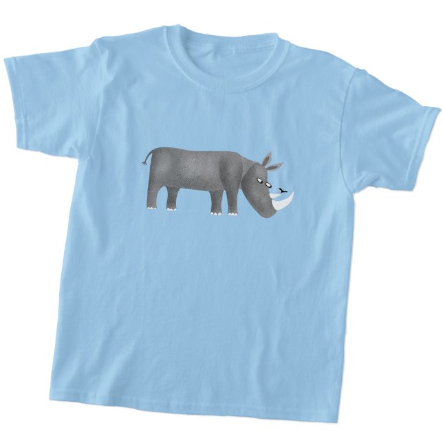 Camiseta Amante de os animais Rinoceronte Cinto (Rhinoceros wildlife safari t-shirt)