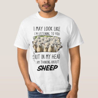 Camiseta Amante de Ovelhas Divertido
