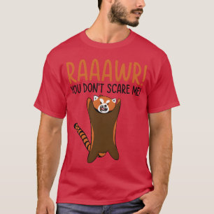 Camiseta Amante de Panda Vermelho Animal Fofa Natureza Vida