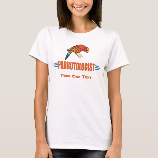 Camiseta Amante de Papagaio Engraçado (Frente)