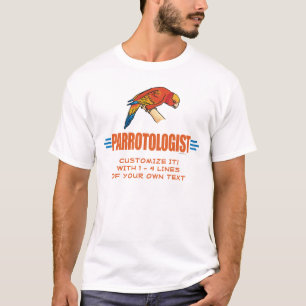 Camiseta Amante de Papagaio Engraçado Papagaioólogo