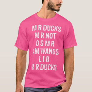 Camiseta Amante de Patos M R Ducks M R Não O S M R C M Asas