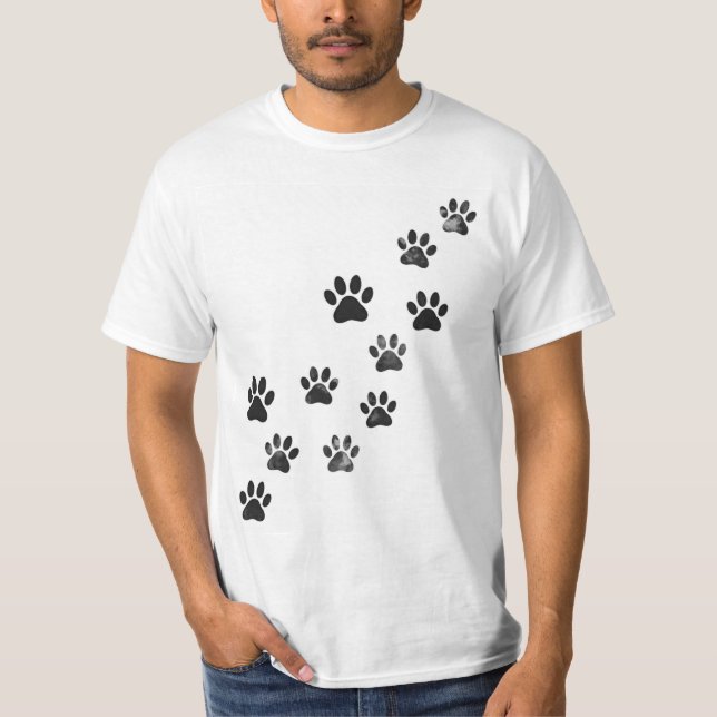 Camiseta Amante de Pegada de Pata (Frente)