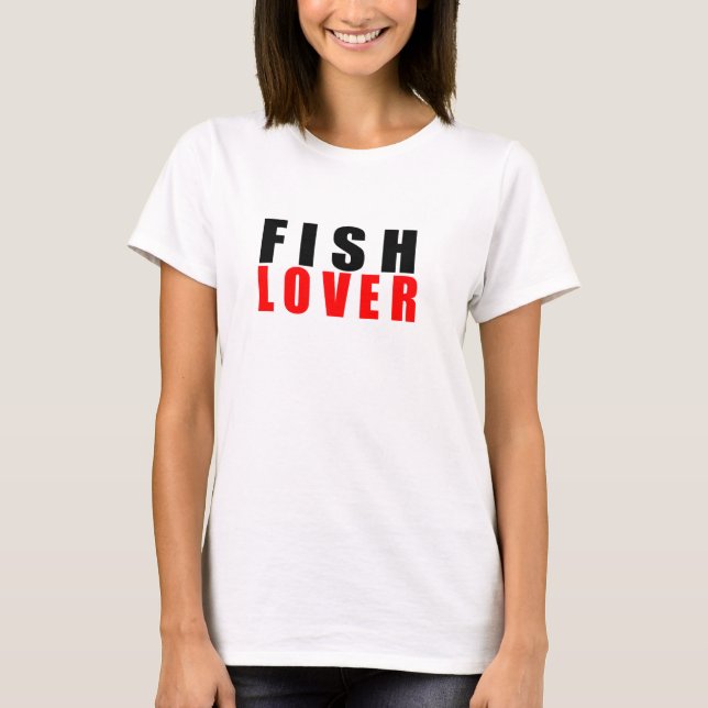 Camiseta Amante de peixe (Frente)