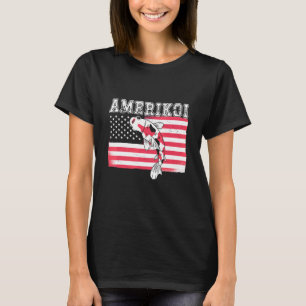 Camiseta Amante de Peixes Amerikoi Japoneses Koi Nishikigoi