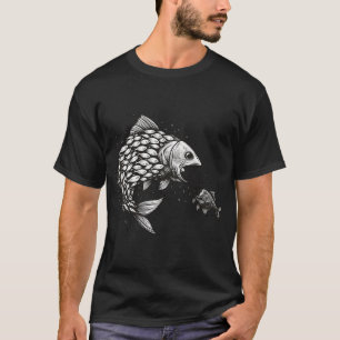 Camiseta amante de peixes, pescador, amante de animais, cam