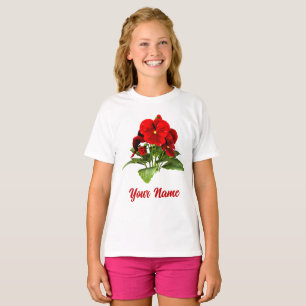 Camiseta Amante de Pensamentos Florais Personalizado
