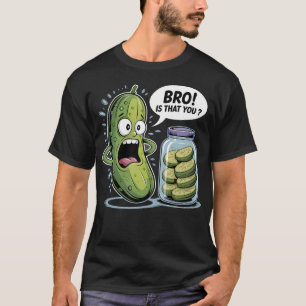 Camiseta Amante de Pepino de Picles Engraçado Pickling Dill