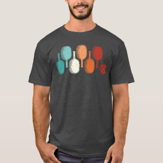 Camiseta Amante de Pickleball Esporte Retro Paddle Pickleba