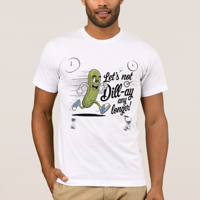 Camiseta Amante de Picles Engraçado Picles Piada de Comida (Frente)